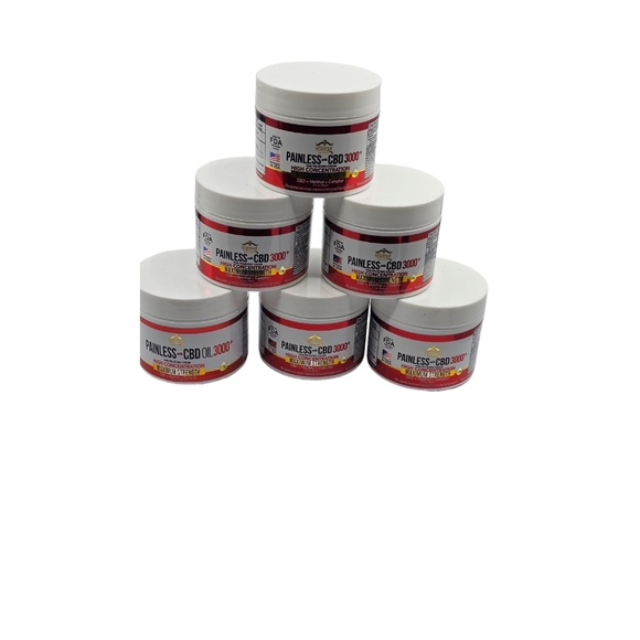 6x Painless High concentrate pain relieving cream Oil 3000. Menthol, C-B-D - Picture 4 of 4